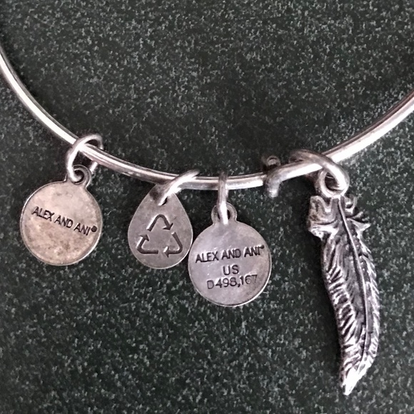 Alex and Ani Expandable Wire Bangle Bracelet - Picture 8 of 12